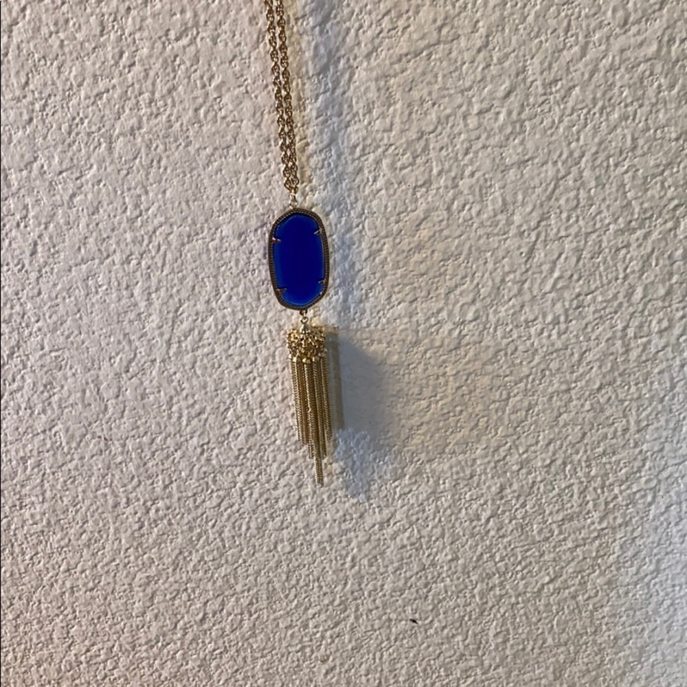 Blue necklace
